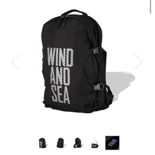 WIND AND SEA Back Pack Black リュック バックパック