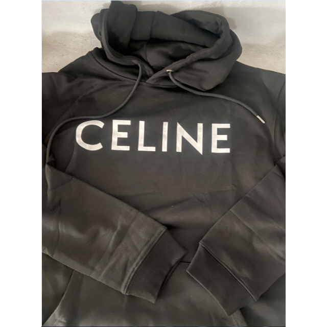 CELINE ルーズスウェットシャツ / コットン ブラック / ホワイト