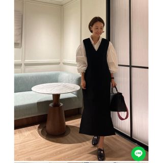 ザラ(ZARA)のストーリーナイン　Ｖネックフレアワンピース(ロングワンピース/マキシワンピース)