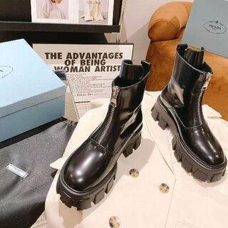 PRADA - プラダ ブーツ 36 1/2サイズの通販 by Junjun's shop｜プラダ 