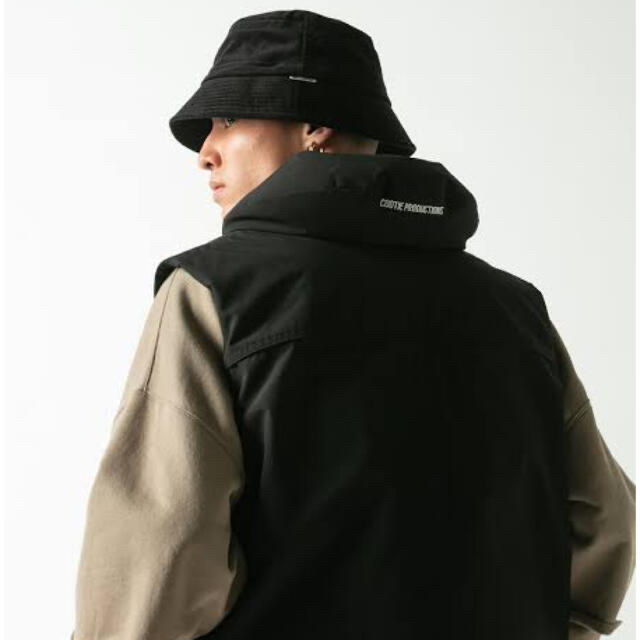 夜空 COOTIE Weather Cloth Oversized Down Vest | dierenwiki.nl