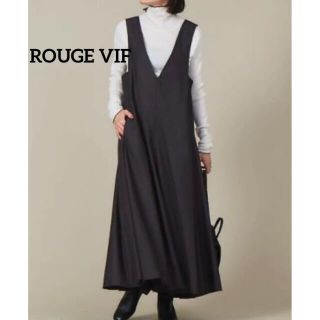 ルージュヴィフ(Rouge vif)のROUGE VIF アバハウス　ノースリーブフレア　ロングワンピース(ロングワンピース/マキシワンピース)