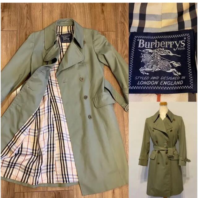 BURBERRY(バーバリー)のBURBERRY バーバリー　プローサム　トレンチコート　ヴィンテージ　S レディースのジャケット/アウター(トレンチコート)の商品写真