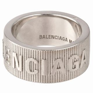 バレンシアガ(Balenciaga)のバレンシアガ BALENCIAGA リング ロゴ FORCE STRIPED メンズ レディース 指輪 674648 J8400 0918(リング(指輪))