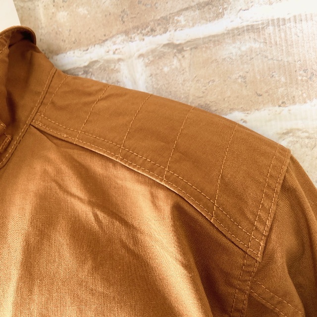 WORKMAN ワークマン GERIDE ストレッチ長袖ジャンパー L ブラウン メンズのジャケット/アウター(Gジャン/デニムジャケット)の商品写真