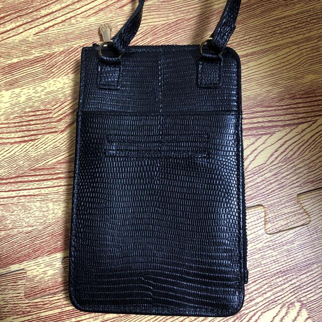 IENA(イエナ)のヴィオラドーロ VIOLA d'ORO 美品　ポシェット ショルダーバッグ 黒 レディースのバッグ(ショルダーバッグ)の商品写真