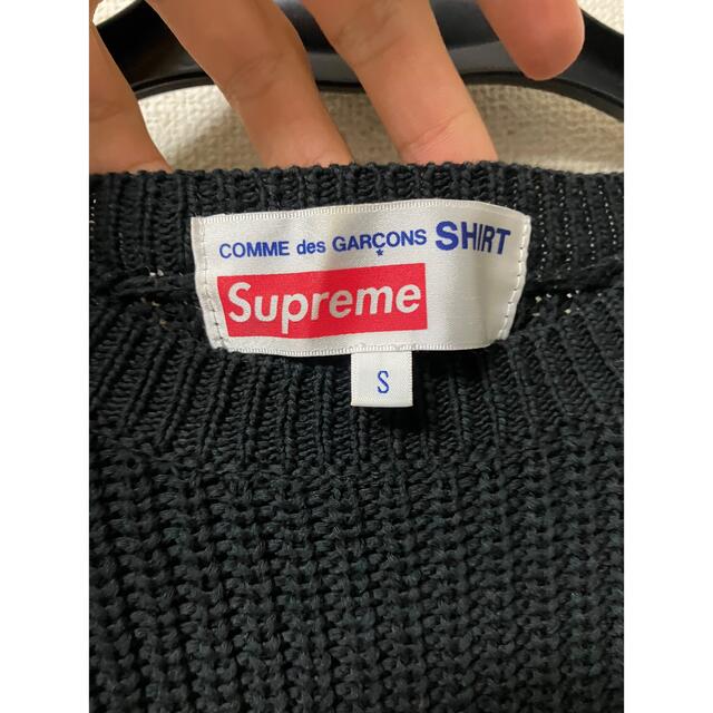 supreme  comme des garcons ニット　セーター　sサイズ メンズのトップス(ニット/セーター)の商品写真