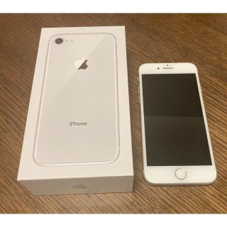 アイフォーン(iPhone)のiPhone 8 Silver 64 GB SIMフリー シルバー(スマートフォン本体)