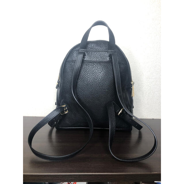 バッグ美品☆MICHAEL KORS マイケルコース レザー リュック 黒×金
