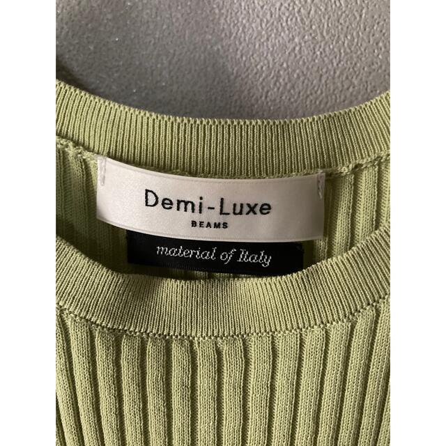 Demi-Luxe BEAMS(デミルクスビームス)の専用 Demi-Luxe BEAMS リブ ノースリーブ ニット レディースのトップス(ニット/セーター)の商品写真