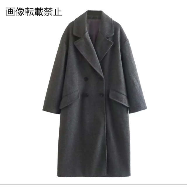 10月新作9412◆gray グレー チェスターコート ロングコート