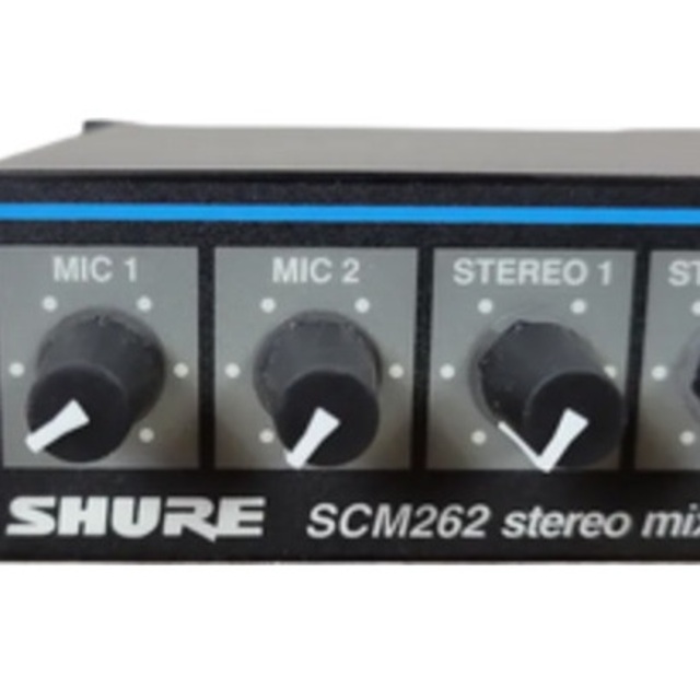 SHURE SCM262 ステレオミキサー | www.jarussi.com.br