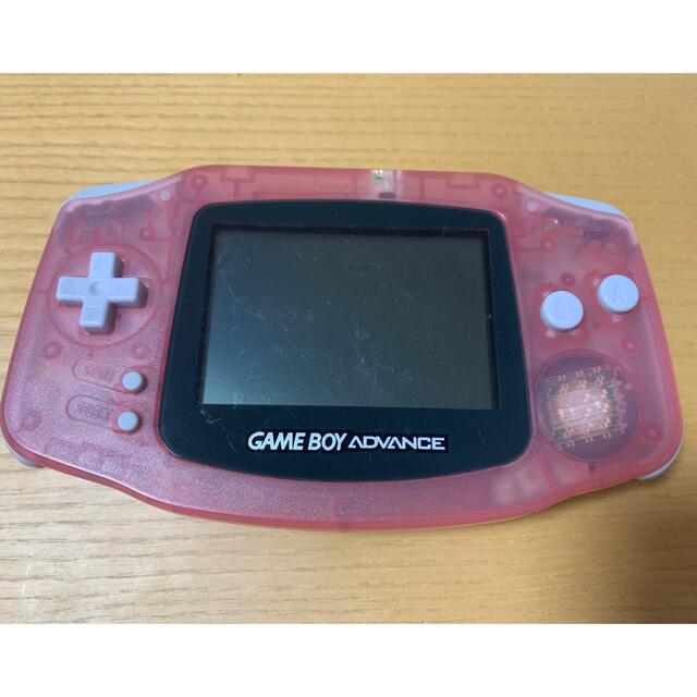 【ジャンク品】　ゲームボーイアドバンス　ピンク