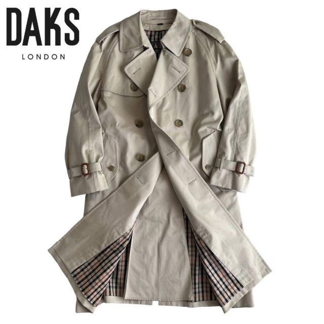DAKS ENGLAND ベルト付き トレンチコート バルマカーンコート 秋 冬