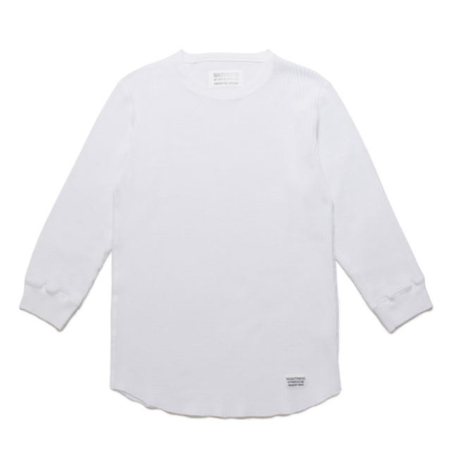 WACKO MARIA(ワコマリア)のワコマリア  ブランクライン　サーマル　ロンT XL ホワイト　 メンズのトップス(Tシャツ/カットソー(七分/長袖))の商品写真