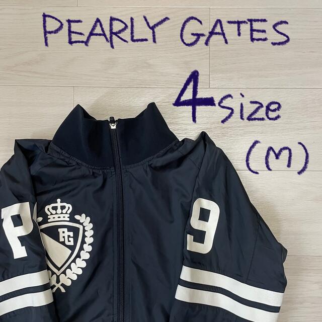 PEARLY GATES(パーリーゲイツ)のパーリーゲイツ　フラッグリップストップ　フルジップブルゾン メンズのジャケット/アウター(ブルゾン)の商品写真