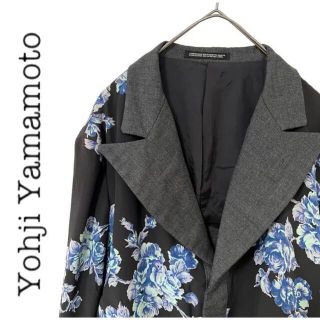 YohjiYamamoto ヨウジヤマモト  花柄　メンズ　テーラードジャケットayarishop