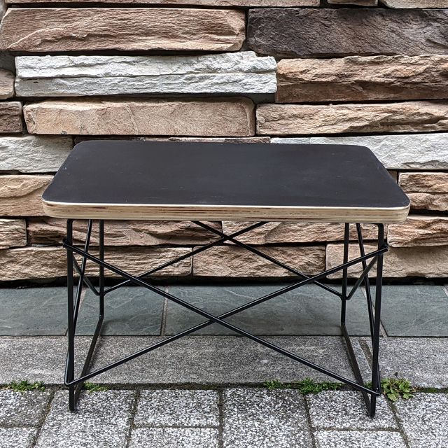 イームズ LTRT テーブル ローテーブル ミニテーブル サイドテーブル 黒/黒