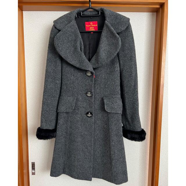 高級】【S】Vivienne Westwood ラブ ロングコート アンゴラ混 www
