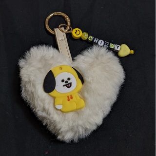 ボウダンショウネンダン(防弾少年団(BTS))の💜BTS ファーチャーム キーホルダー/CHIMMY💜ジミン チミー(キーホルダー)