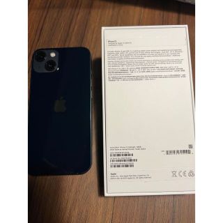 アップル(Apple)のiPhone13 128gb 極美品 ミッドナイト 香港版 海外版(スマートフォン本体)