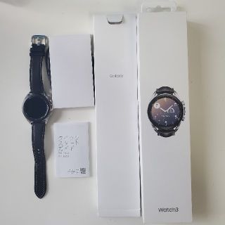 サムスン(SAMSUNG)のGALAXY WATCH3 41mm ミスティックシルバー 国内版(腕時計(デジタル))