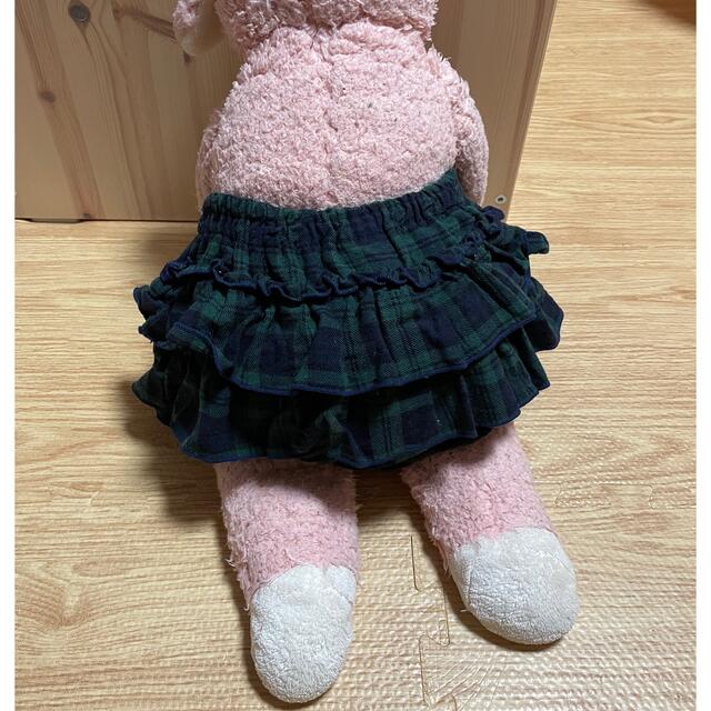 ギンガムチェック　ベビーブルマ　フリルパンツ キッズ/ベビー/マタニティのベビー服(~85cm)(パンツ)の商品写真