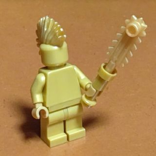 レゴ(Lego)のレゴ★ゴールド単色ミニフィグ モヒカンVer. オリジナルアレンジ 激レア(キャラクターグッズ)