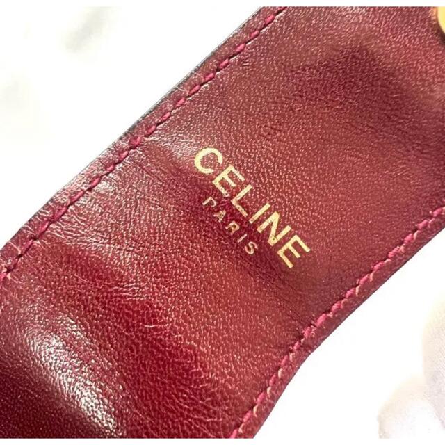 celine(セリーヌ)のceline セリーヌ　トリオンフ金具　トートバッグ　ボルドー　ワインレッド 鞄 レディースのバッグ(ハンドバッグ)の商品写真