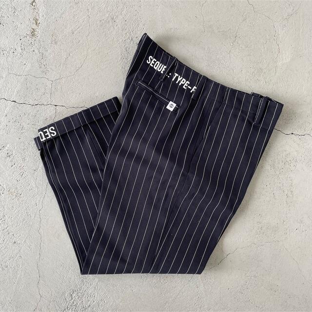 SEQUEL STRIPE CHINO PANTS L シークエル パンツ