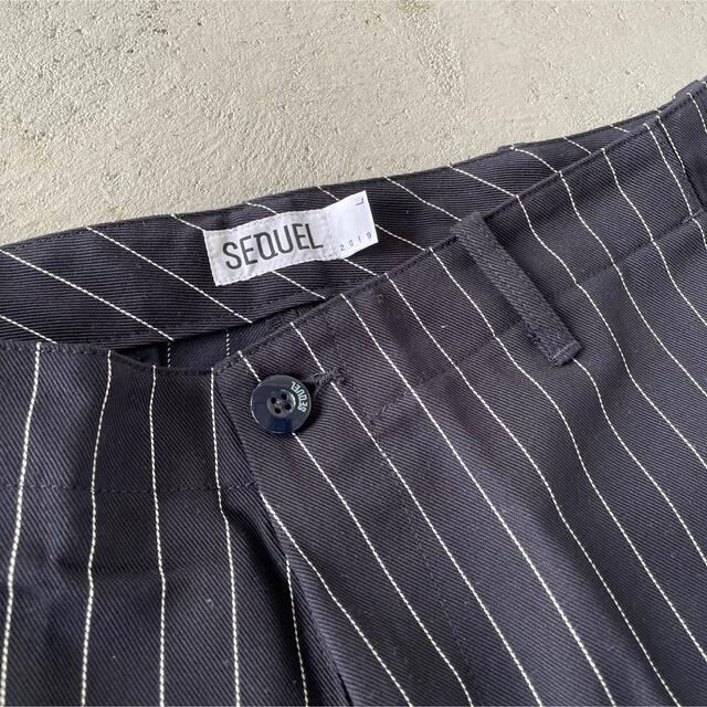 SEQUEL STRIPE CHINO PANTS L シークエル パンツ-ecosea.do