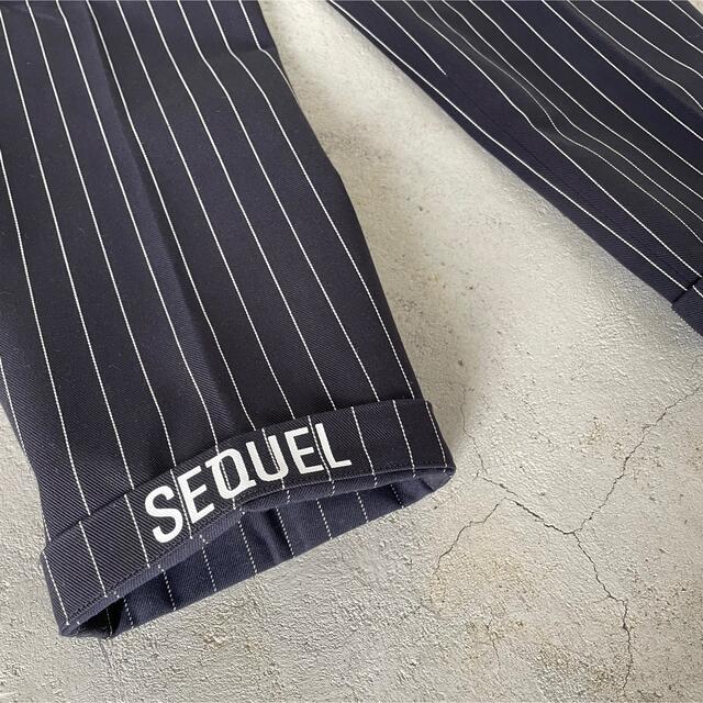 SEQUEL STRIPE CHINO PANTS L シークエル パンツ-www.ecosea.do