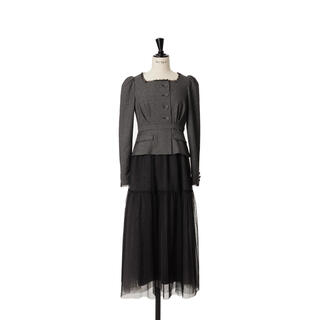 Her lip to - Baccarat Tule Long Dress grayの通販 by haruka's shop ...