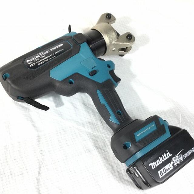 Makita(マキタ)の☆未使用品☆ makita マキタ 18V 充電式圧着機 TC300DRG バッテリ（18V 6.0Ah）アタッチメント付き 充電器付き+ケース 59548 自動車/バイクのバイク(工具)の商品写真