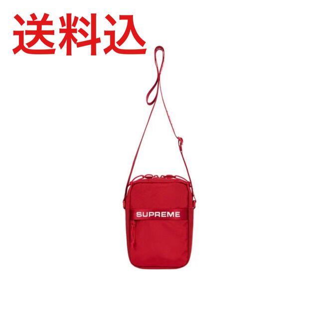 supreme shoulder bag red