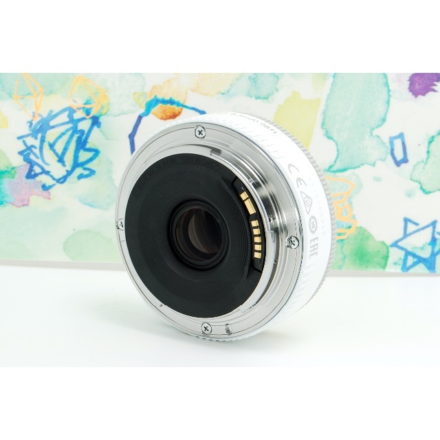 ❤️美品 Canon EF 40mm E2.8 STM ホワイト 単焦点❤️ 商品の状態