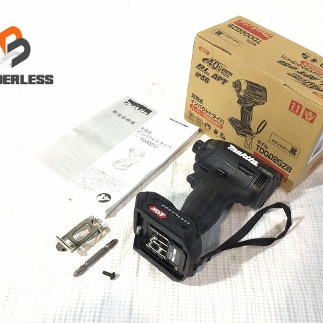 ☆未使用品☆ makita マキタ 40Vmax 充電式 インパクトドライバー TD002GZB 最新機種 BL4025対応 59796