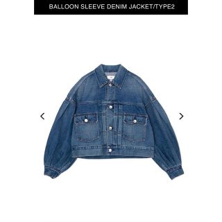 ハイク(HYKE)の　HYKE BALLOON SLEEVE DENIM JACKET(Gジャン/デニムジャケット)