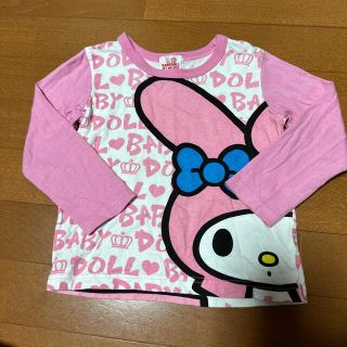 ベビードール(BABYDOLL)の100 女の子　ベビードール　マイメロディ　長袖　ロンT(Tシャツ/カットソー)