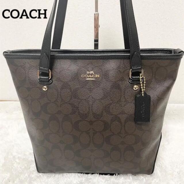 COACH コーチ／極美品 トートバッグ シグネチャー A4収納 34603 | www