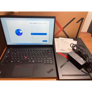 レノボ(Lenovo)のLenovo ThinkPad X1 Carbon 2019 Gen7 保証残有(ノートPC)