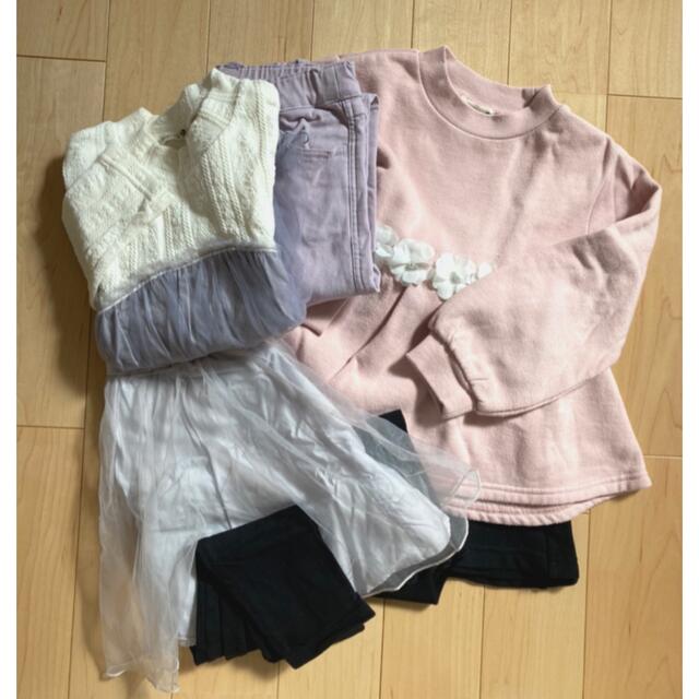 Branshes(ブランシェス)のbranshes 秋冬 女の子 コーデ セット ①  13点 120cm キッズ/ベビー/マタニティのキッズ服女の子用(90cm~)(Tシャツ/カットソー)の商品写真