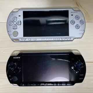 プレイステーションポータブル(PlayStation Portable)のPSP 3000 2000 本体のみ 2台セット (携帯用ゲーム機本体)