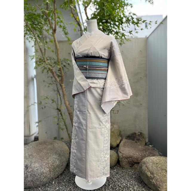 白大島紬 未使用 九マルキカタス織 適用身長約164cm位 正絹 · www