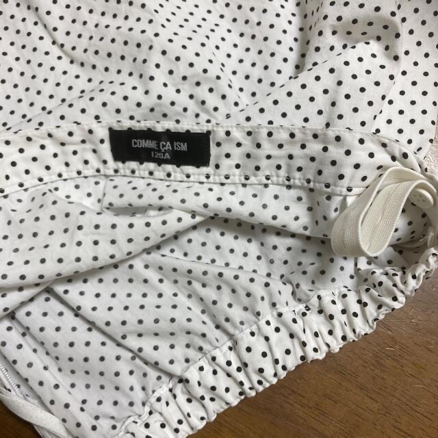 COMME CA ISM(コムサイズム)のCOMME CA ISM コムサイズム　スカート120 水玉 キッズ/ベビー/マタニティのキッズ服女の子用(90cm~)(スカート)の商品写真