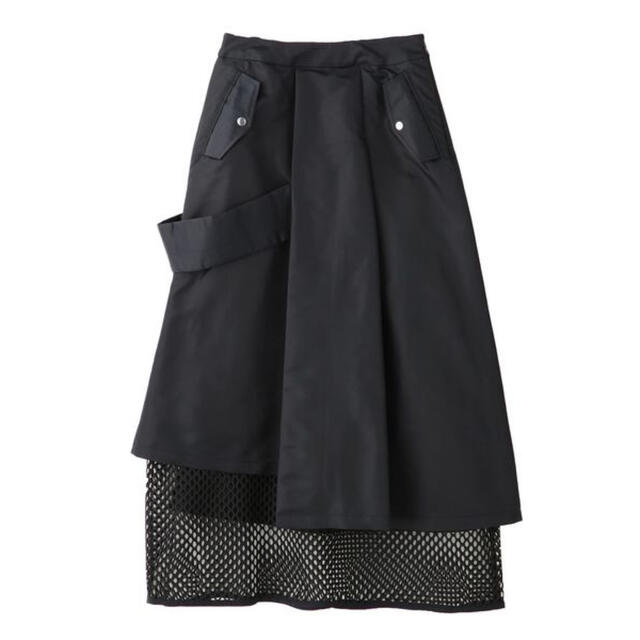 YUKISHIMANE FlowerSparkleKnit wrap skirt