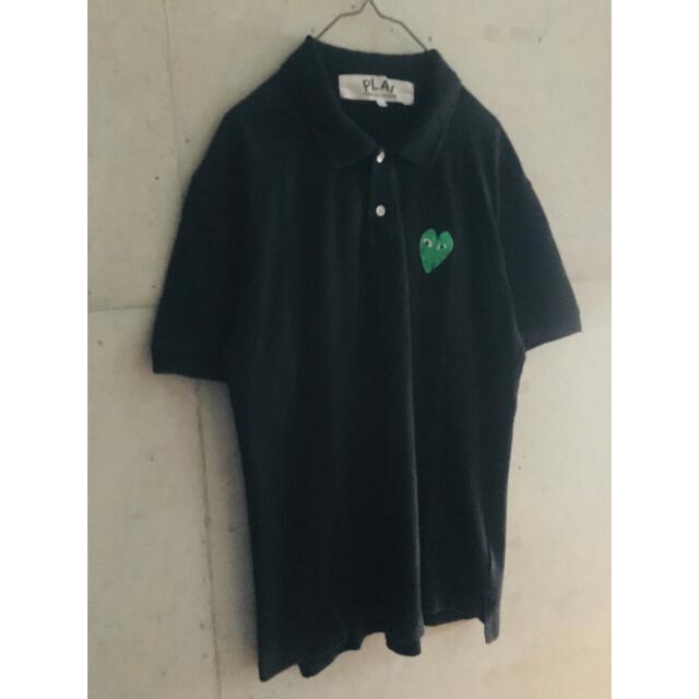 COMME des GARCONS(コムデギャルソン)の【名作★初期★希少★メンズL】プレイコムデギャルソン 予備ボタン付き ポロシャツ メンズのトップス(ポロシャツ)の商品写真