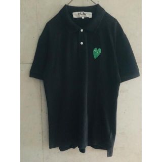 コムデギャルソン(COMME des GARCONS)の【名作★初期★希少★メンズL】プレイコムデギャルソン 予備ボタン付き ポロシャツ(ポロシャツ)