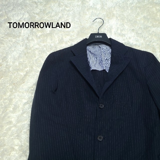 TOMORROWLAND トゥモローランド テーラードジャケット ストライプ M | フリマアプリ ラクマ 価格 TOMORROWLAND PILGRIM テーラードジャケットM 春夏 テーラードジャケット