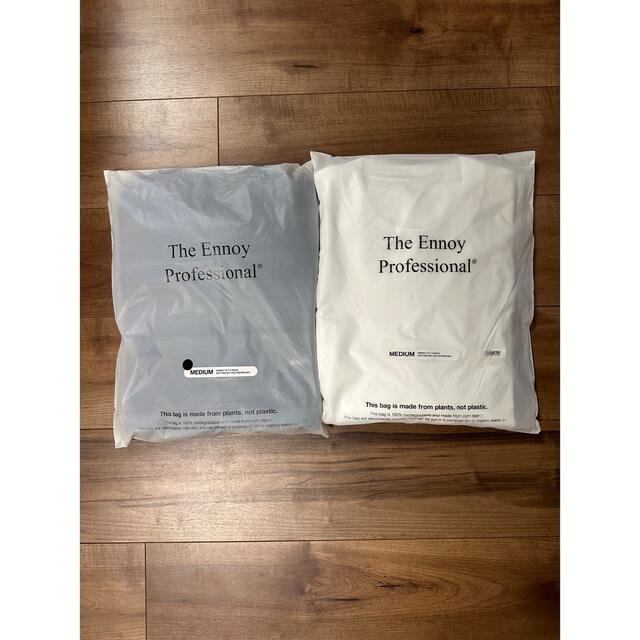 1LDK SELECT - ennoy 2 pack LS Tee 白黒2枚セットの通販 by MM:mart's